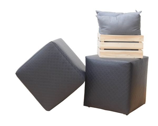 Puff Cube Blue - Imagen 3