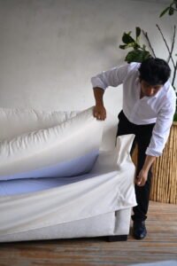 NAIM sofa con forro de algodon reciclado