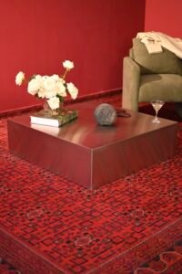 57 coffe table inox